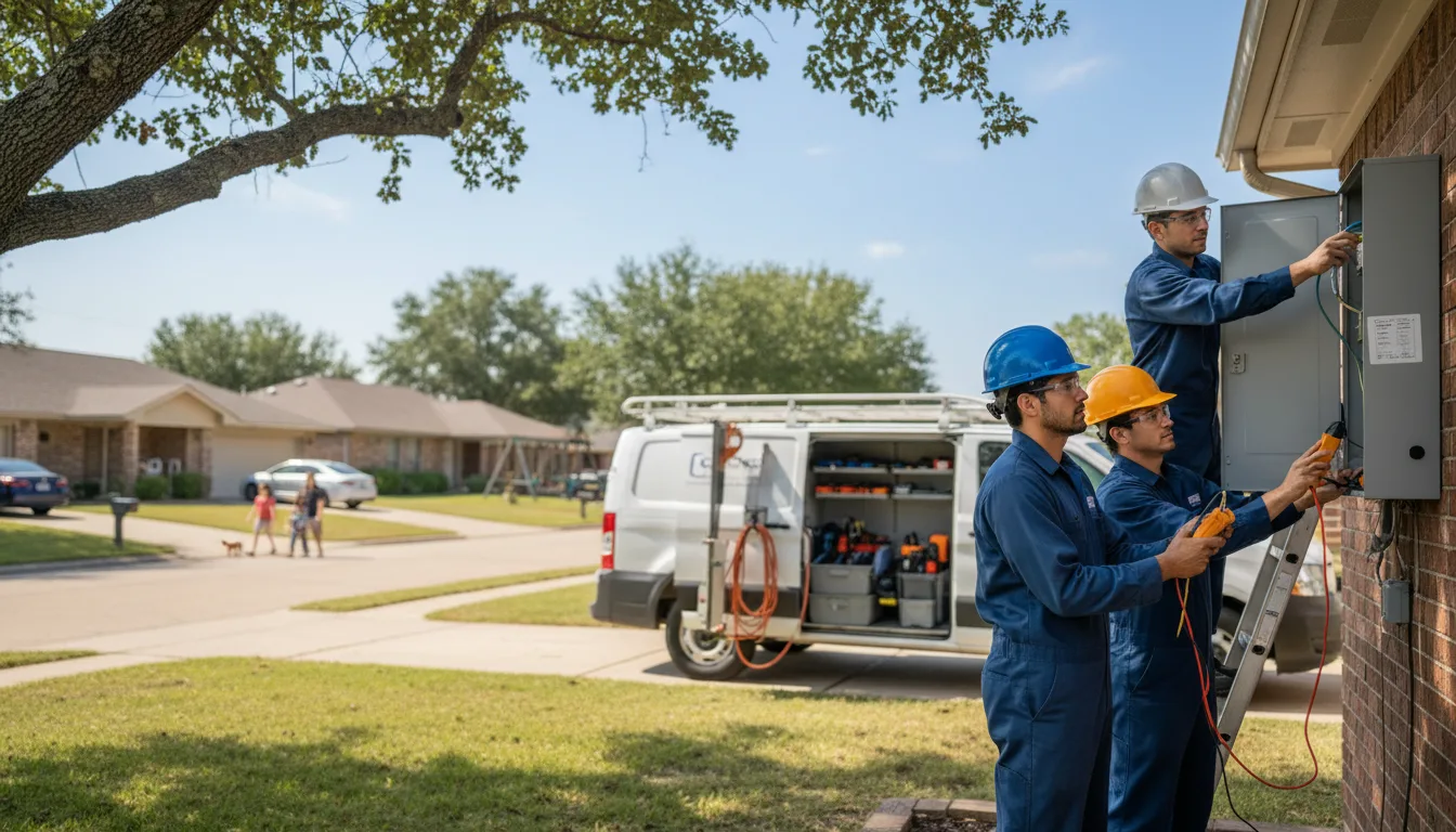 Certified electrician providing emergency electrical services in Okauchee, WI